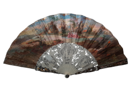 Caesar and Cleopatra, fan circa 1770
