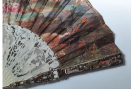 Caesar and Cleopatra, fan circa 1770