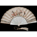 Catching love, Lasellaz fan, late 19th century