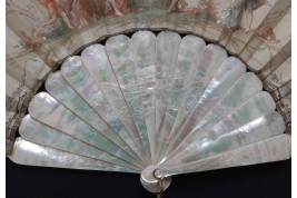 Catching love, Lasellaz fan, late 19th century