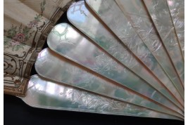 Catching love, Lasellaz fan, late 19th century