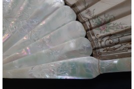 Catching love, Lasellaz fan, late 19th century