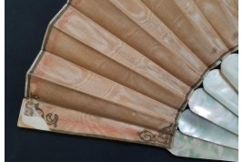 Catching love, Lasellaz fan, late 19th century