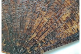 Chinese tortoiseshell fan, 19th century