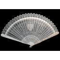 Chine géométrique, éventail vers 1795-1810