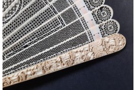 Chine géométrique, éventail vers 1795-1810