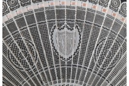 Chine géométrique, éventail vers 1795-1810