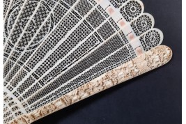 Chine géométrique, éventail vers 1795-1810