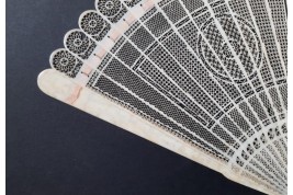 Chine géométrique, éventail vers 1795-1810