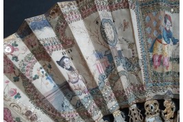 Chinoiserie, fan circa 1770