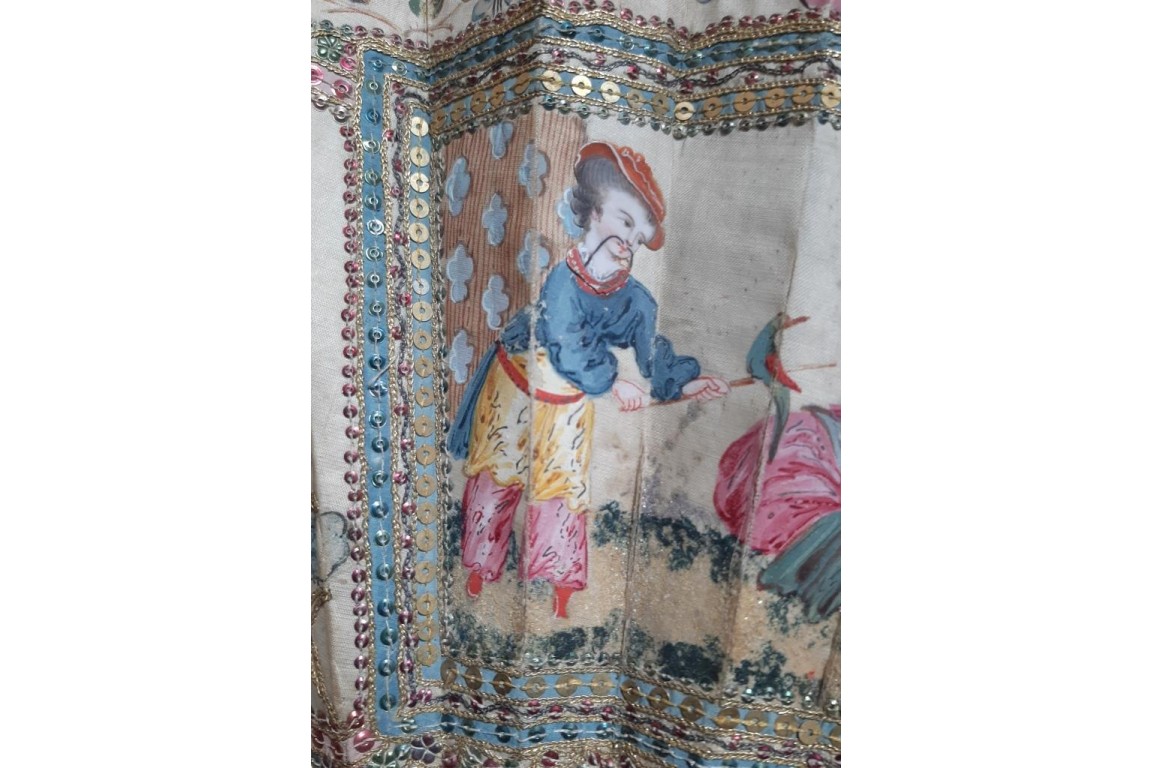 Chinoiserie, éventail vers 1770