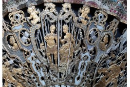 Chinoiserie, fan circa 1770