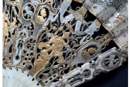 Chinoiserie, fan circa 1770