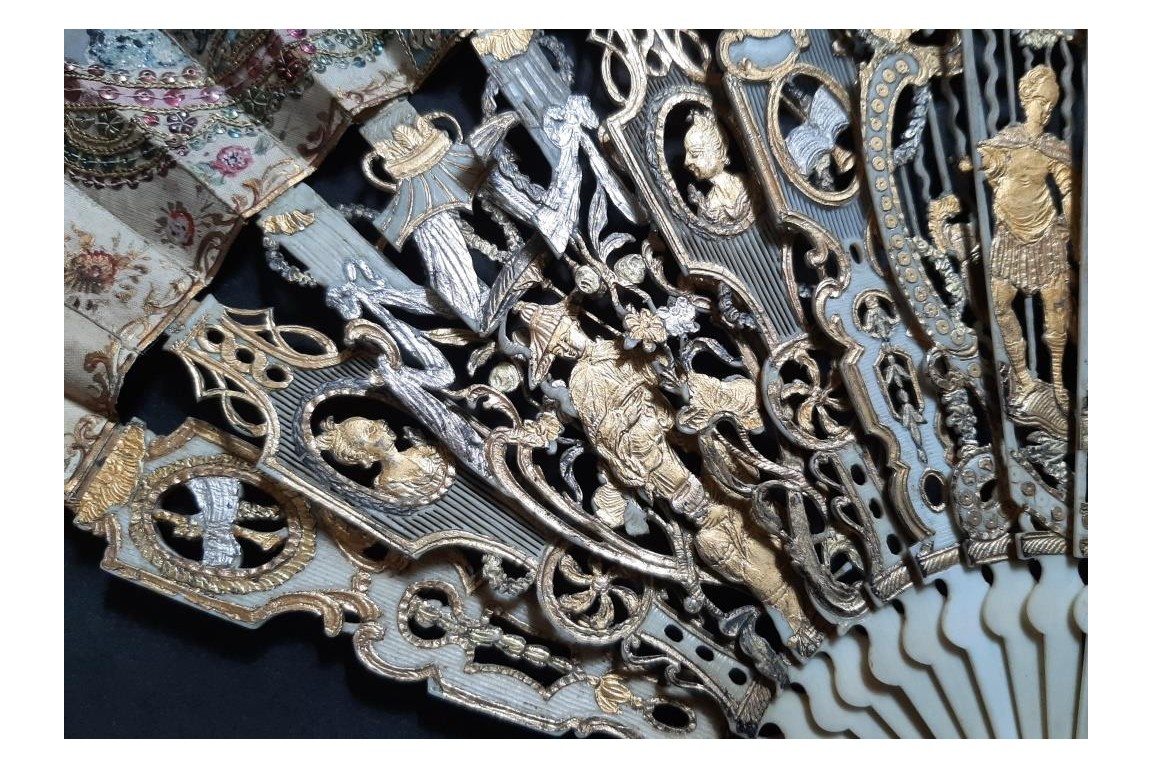 Chinoiserie, fan circa 1770