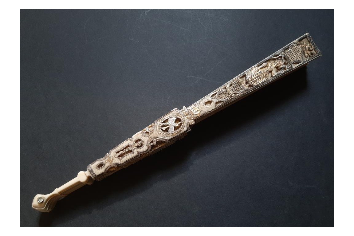 Chinoiserie, fan circa 1770