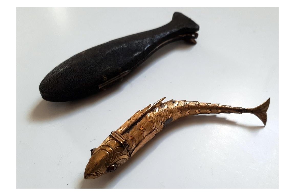 Poisson, boite à épices, XVIIIeme siècle