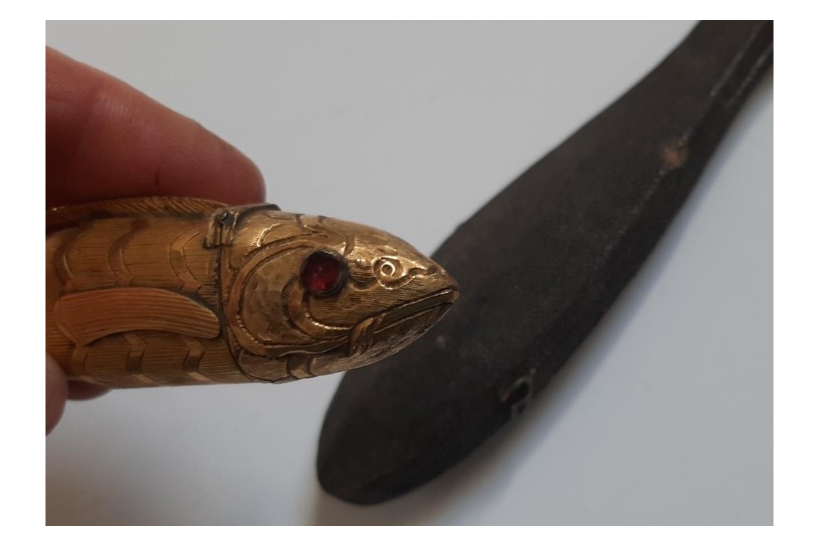 Fish, spice box, 18th century