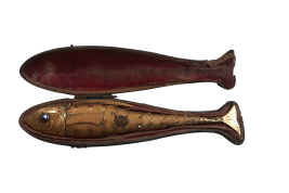 Poisson, boite à épices, XVIIIeme siècle