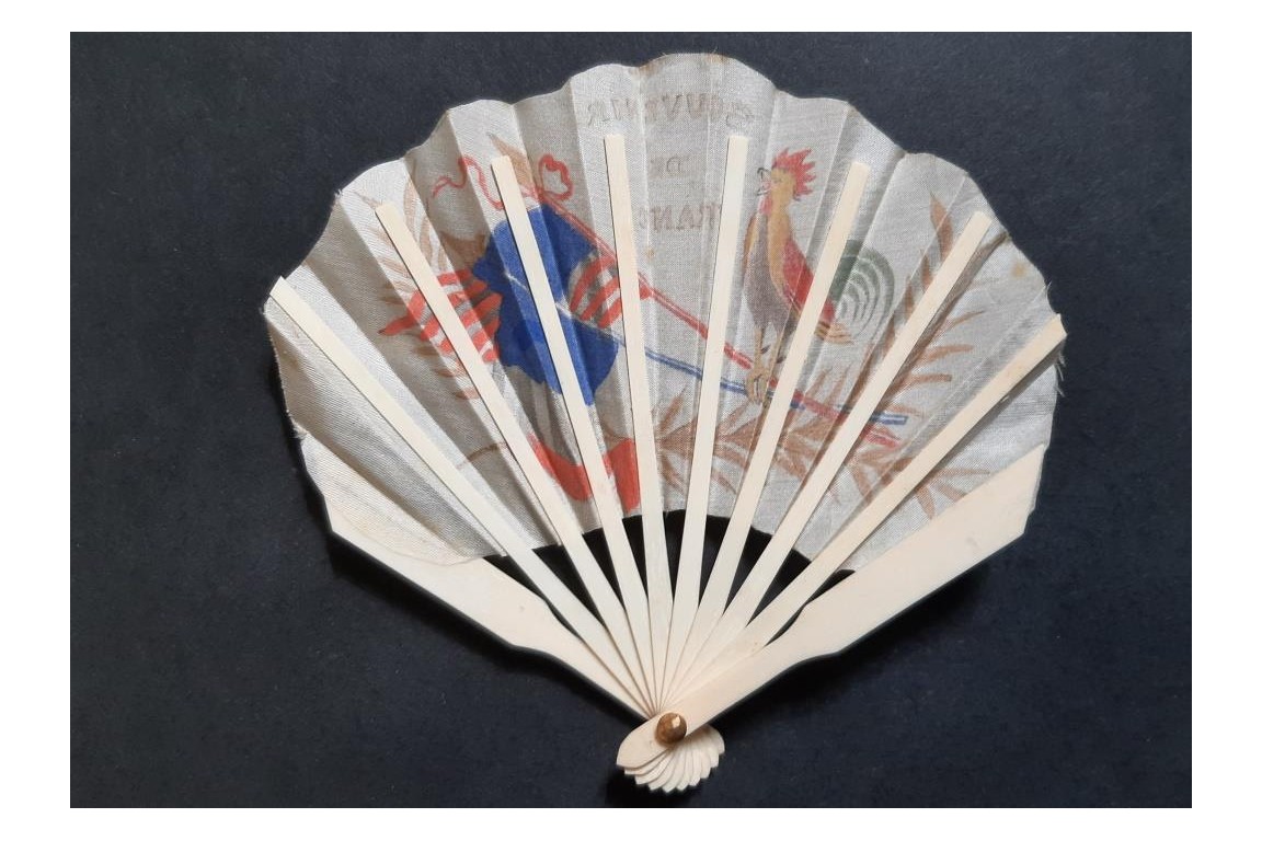 The United States, allies of France, child fan, World War I