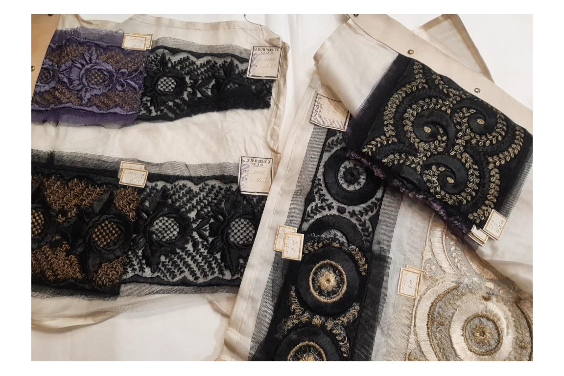 "Lace novelty", Art Deco period, Dubroeucq workshop in Calais