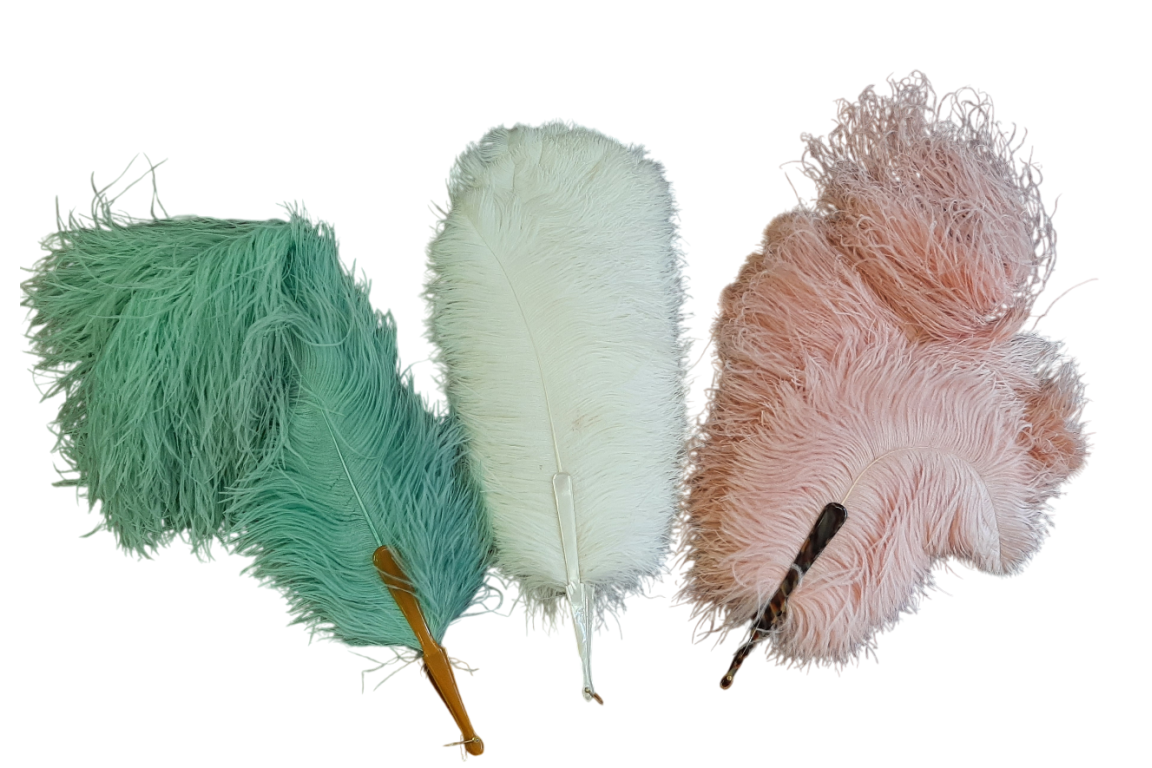 Fantastic feathers, fans circa 1920-25