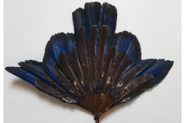 Oiseau bleu, éventail Duvelleroy (?)  vers 1922