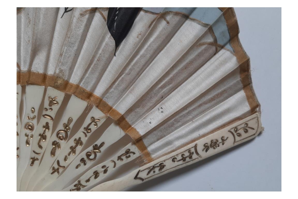 Parfum June Roses de Morny, éventail de Lopez après 1918