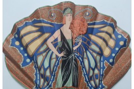 Lumineux Radiana, éventail publicitaire phosphorescent, vers 1925