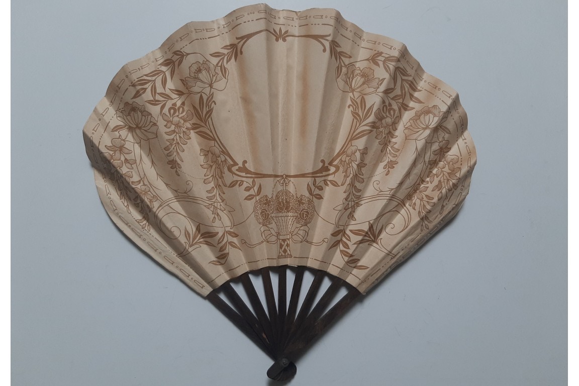 Lumineux Radiana, éventail publicitaire phosphorescent, vers 1925