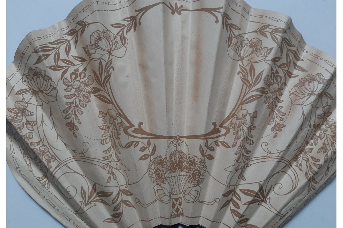 Lumineux Radiana, éventail publicitaire phosphorescent, vers 1925