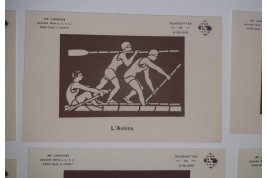 Lumineux Radiana and sports at the Olympic Games, cards circa 1924