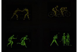 Lumineux Radiana and sports at the Olympic Games, cards circa 1924