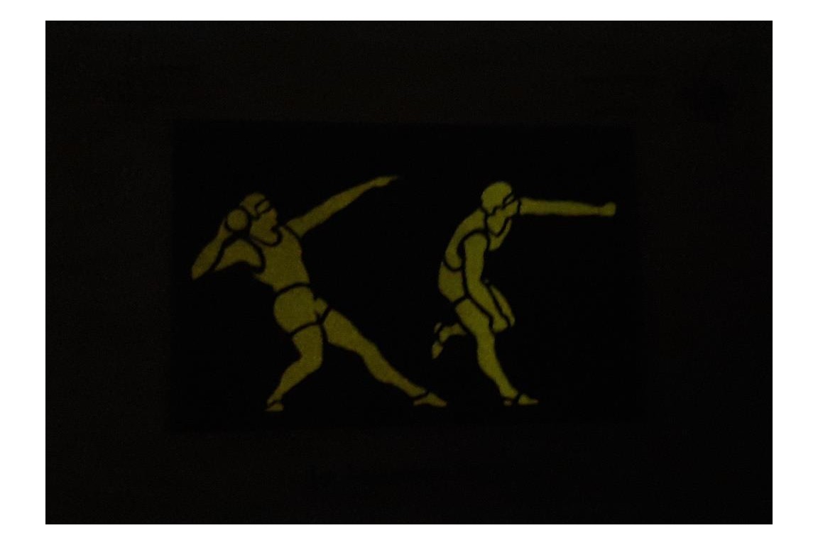 Lumineux Radiana and sports at the Olympic Games, cards circa 1924