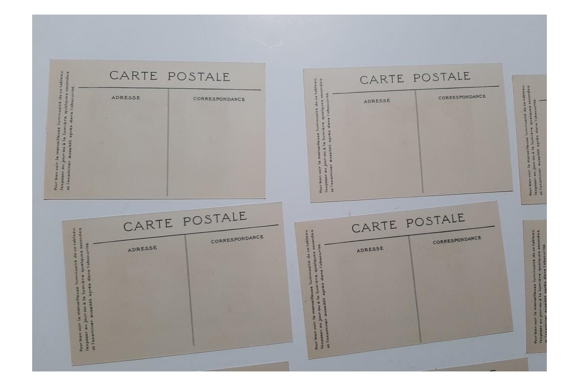 Lumineux Radiana and sports at the Olympic Games, cards circa 1924