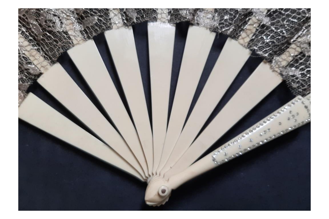 Silver, Art deco fan