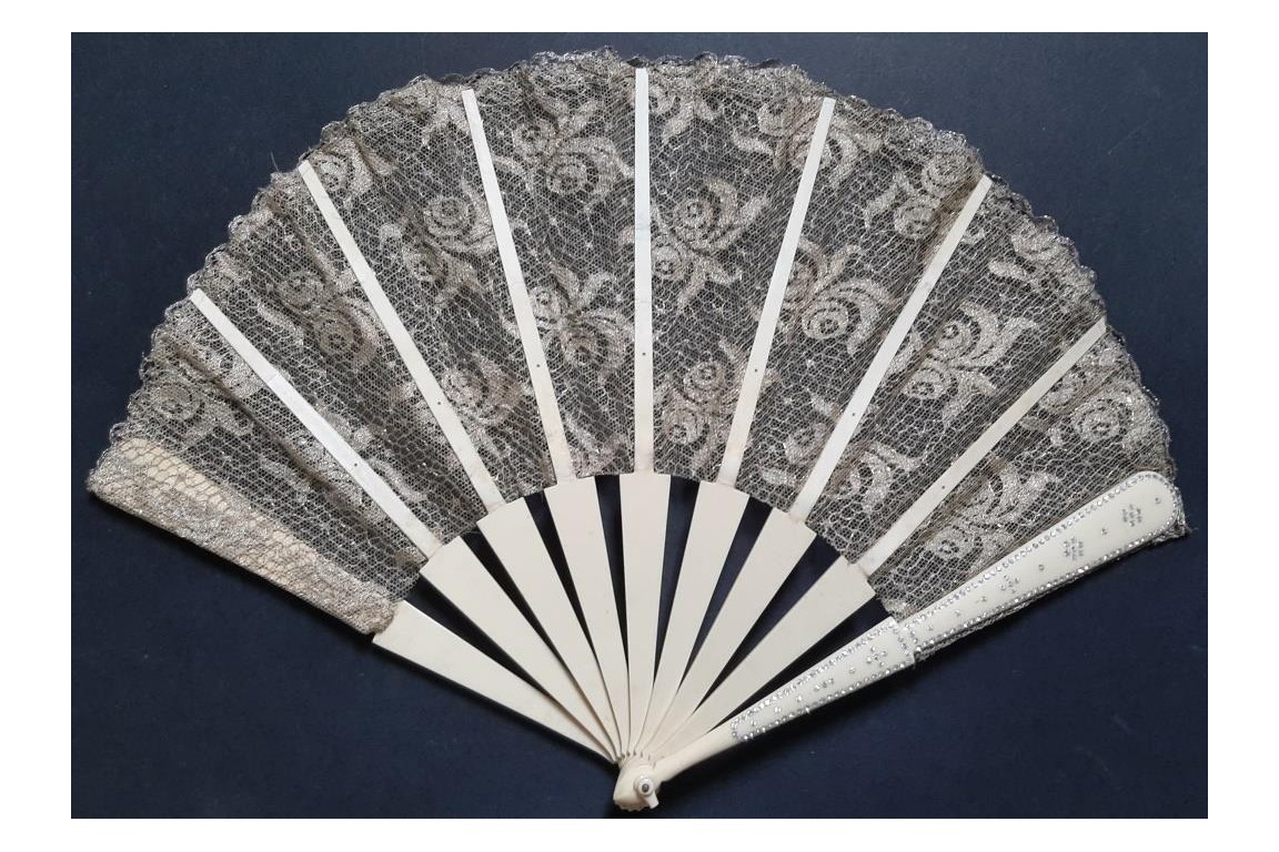 Silver, Art deco fan