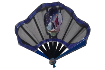 Les galants bleu, éventail vers 1924-30