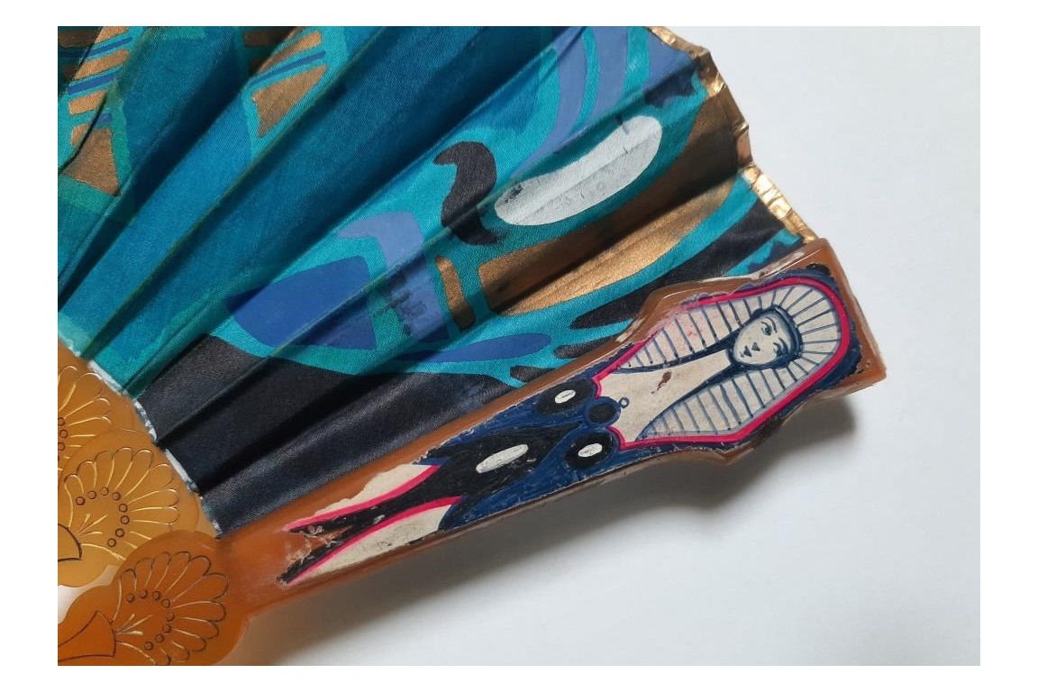 Égyptomanie et Tutmania, éventail vers 1922-1930