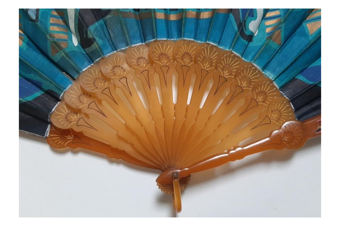 Égyptomanie et Tutmania, éventail vers 1922-1930