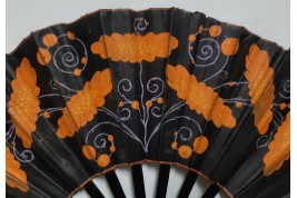 Tournesols, éventail vers 1925-30