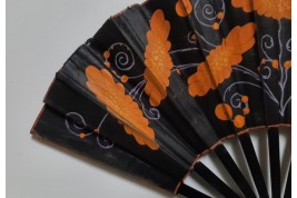 Tournesols, éventail vers 1925-30