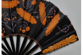 Tournesols, éventail vers 1925-30