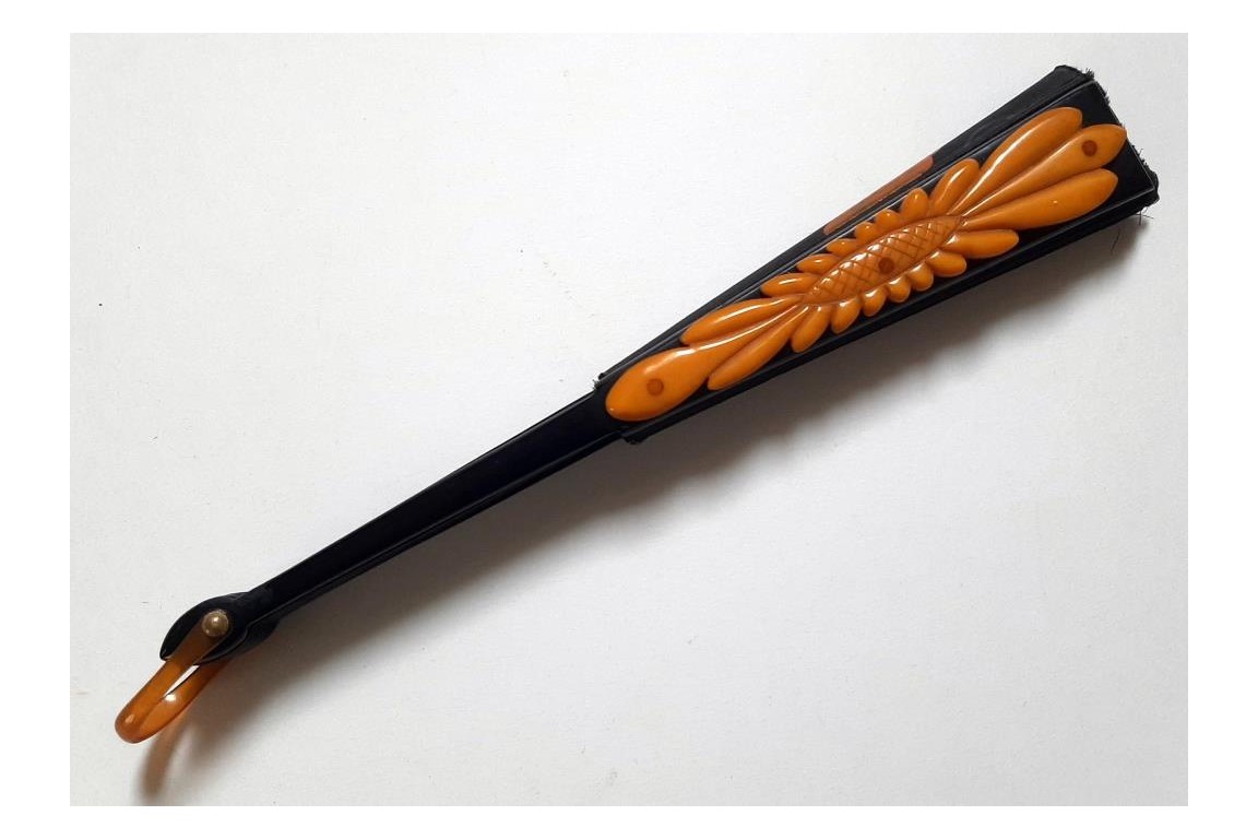 Tournesols, éventail vers 1925-30