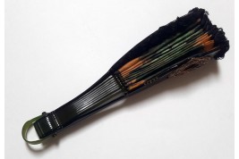 Roses et perles vertes, éventail vers 1924-25