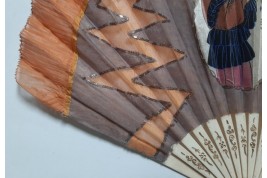 L'élégante à la mode, éventail vers 1920-28