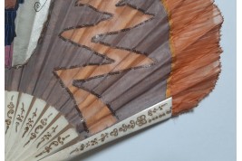 L'élégante à la mode, éventail vers 1920-28