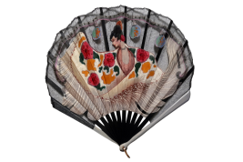 La danseuse de flamenco, éventail Art déco