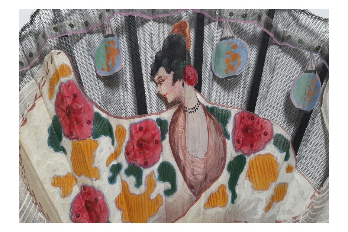 La danseuse de flamenco, éventail Art déco
