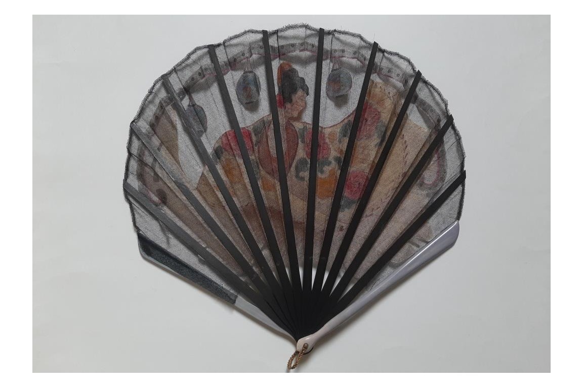 La danseuse de flamenco, éventail Art déco