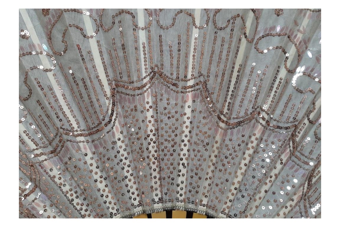 Grand ballon rose, éventail vers 1920-25